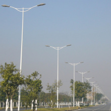 Hot dip galvanized 5m 7m 9m 12m decorative steel street light pole lamp post for sale